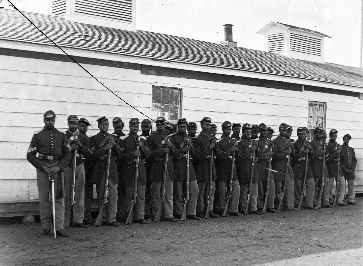 Company I of the 36th Colored Regiment (circa 1864)