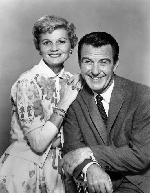 Beaumont (right) as Ward Cleaver