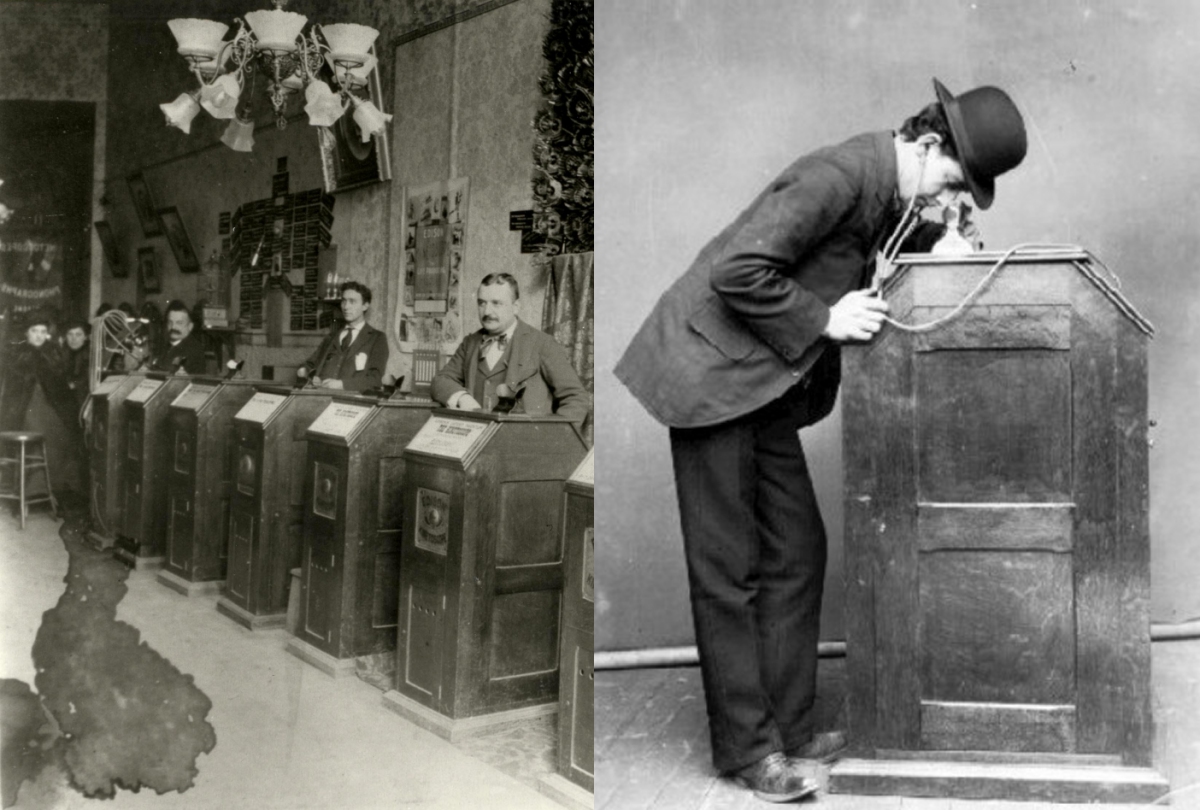 Kinetoscope parlor ca. 1894–95