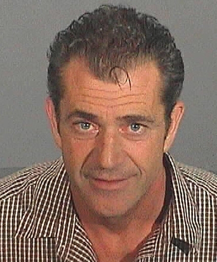 Mel Gibson mugshot