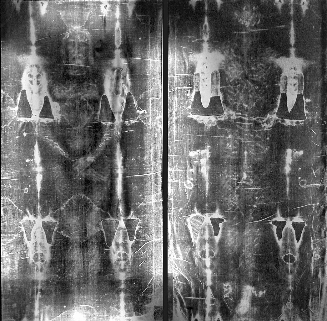 Negative of the shroud