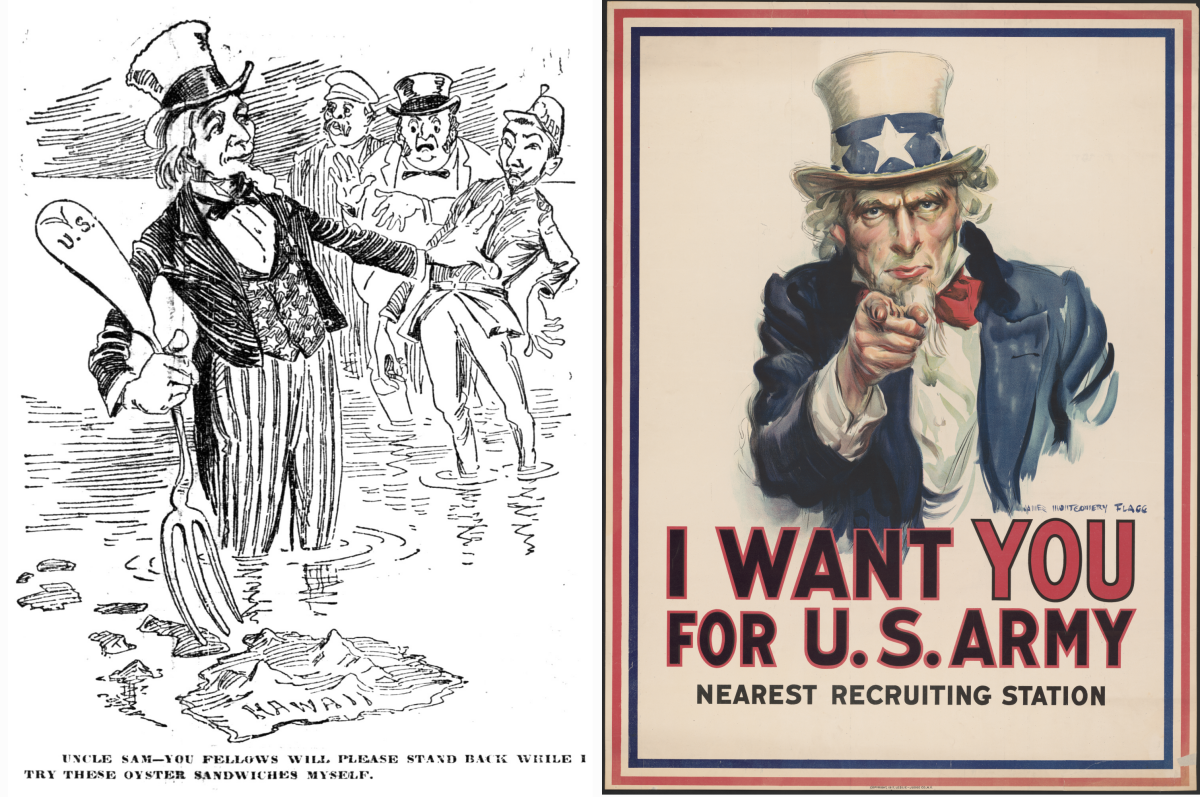 Early depictions of Uncle Sam