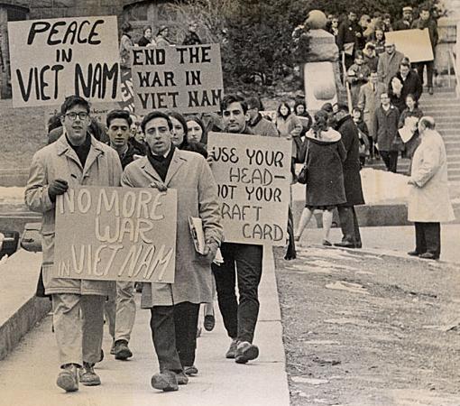 Vietnam War protesters