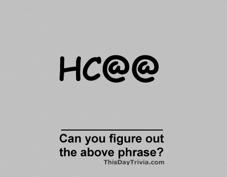 Can you figure out the phrase?