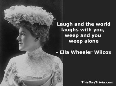 Ella Wheeler Wilcox