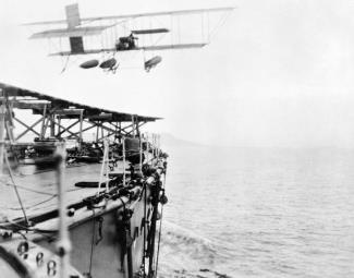 Samson taking off from HMS Hibernia