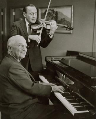 Jack Benny with Harry S. Truman