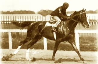 1902 Kentucky Derby winner Jimmy Winkfield riding Alan-A-Dale