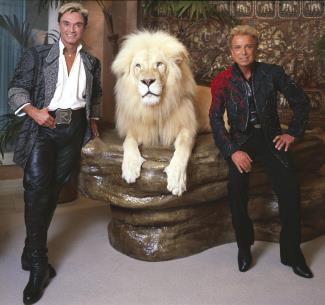 Siegfried & Roy (left)