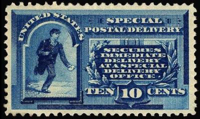 First U.S. Special Delivery stamp