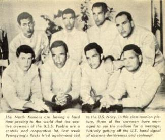 Captives displaying the "Hawaiian Good Luck Sign"