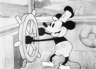 Mickey Mouse in Steamboat Willie